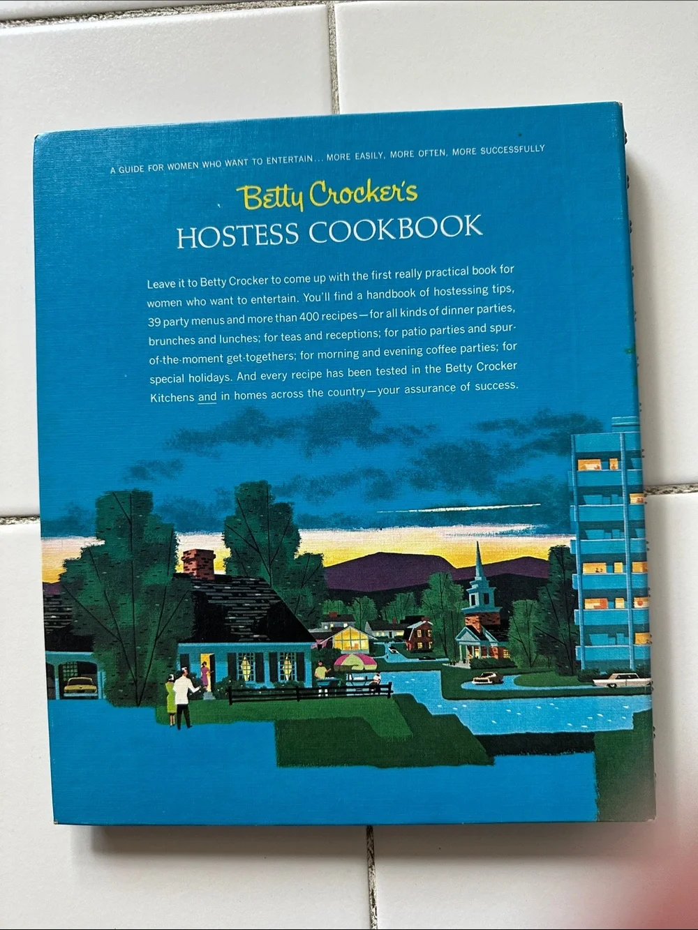 Betty Crocker Blue Hostess Cookbook - Entertaining Recipes